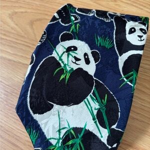 Panda Print Tie